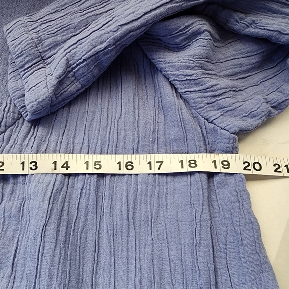 Soft Sourrdings Ombre Blue Open Front Pockets Women's Cardigan Size P XS - Picture 5 of 9